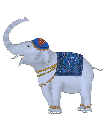 ゾウ ぞう 象 動物のイラスト素材 無料テンプレート